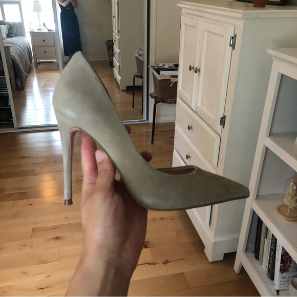 Steve Madden Grey Suede Stilettos - Picture 5 of 13